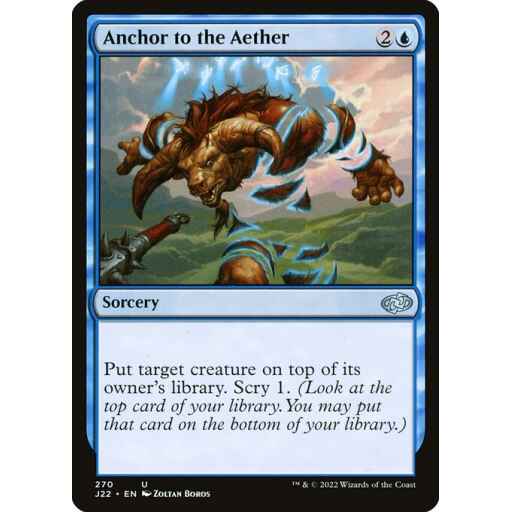 Jumpstart 2022 - 270 - Anchor to the Aether - Uncommon - U - Non-foil