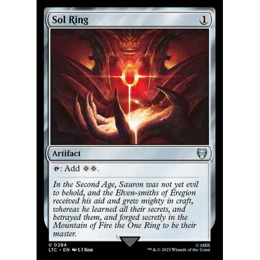 Tales of Middle-earth Commander - 284 - Sol Ring - Uncommon - C - Non-foil