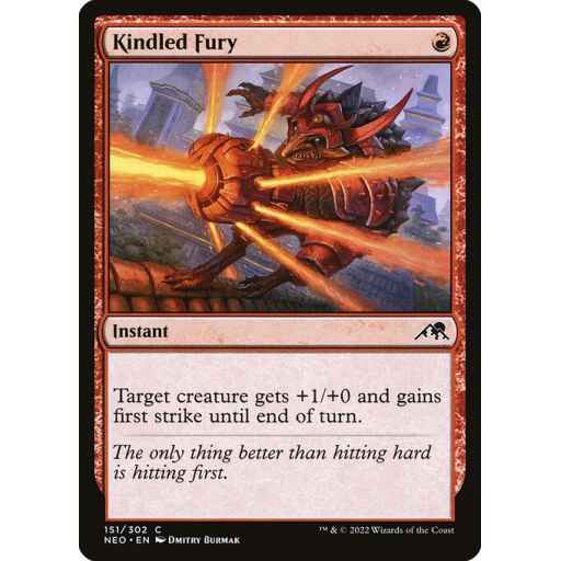 Kamigawa: Neon Dynasty - 151 - Kindled Fury - Common - R - Non-foil