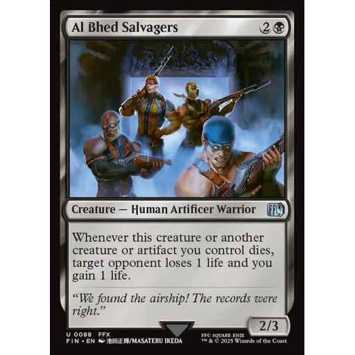 Final Fantasy - 88 - Al Bhed Salvagers - Uncommon - B - Non-foil