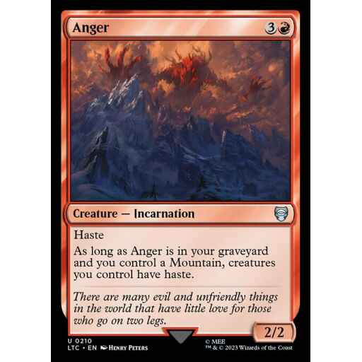 Tales of Middle-earth Commander - 210 - Anger - Uncommon - R - Non-foil