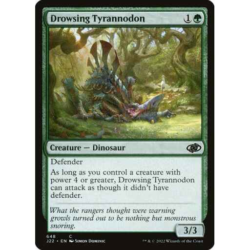 Jumpstart 2022 - 648 - Drowsing Tyrannodon - Common - G - Non-foil