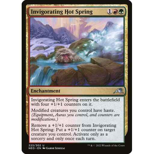 Kamigawa: Neon Dynasty - 223 - Invigorating Hot Spring - Uncommon - RG - Non-foil