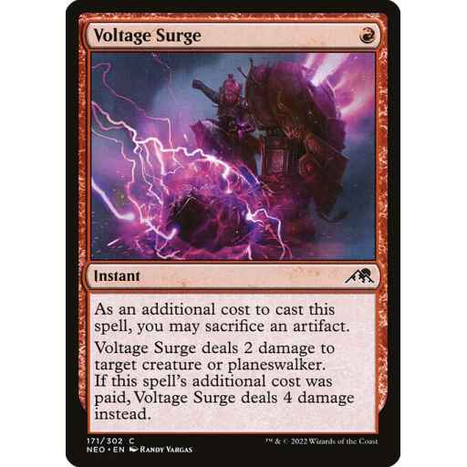 Kamigawa: Neon Dynasty - 171 - Voltage Surge - Common - R - Non-foil