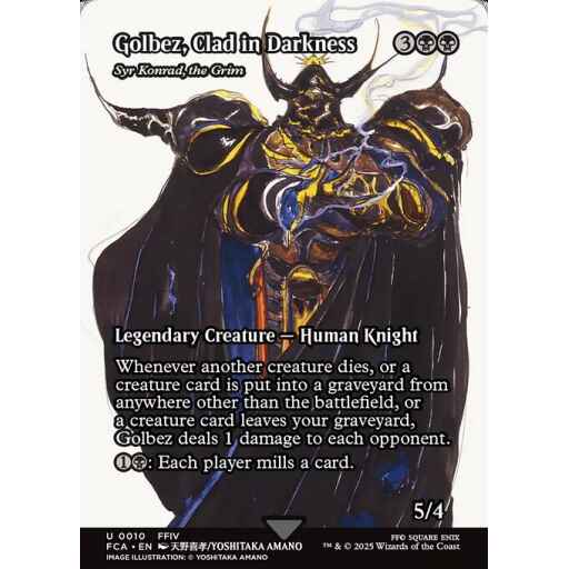 Final Fantasy: Through the Ages - 10 - Syr Konrad, the Grim - Uncommon - B - Non-foil