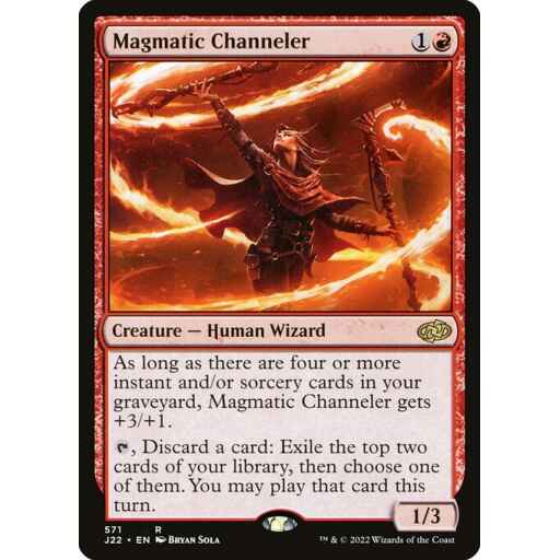 Jumpstart 2022 - 571 - Magmatic Channeler - Rare - R - Non-foil