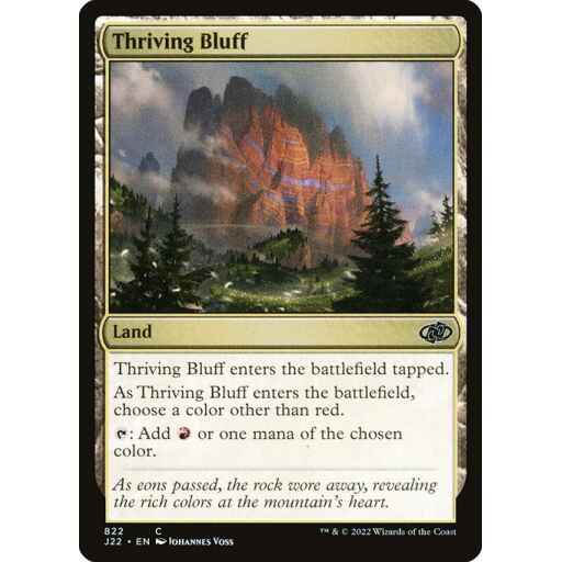 Jumpstart 2022 - 822 - Thriving Bluff - Common - C - Non-foil
