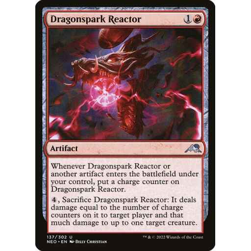 Kamigawa: Neon Dynasty - 137 - Dragonspark Reactor - Uncommon - R - Non-foil