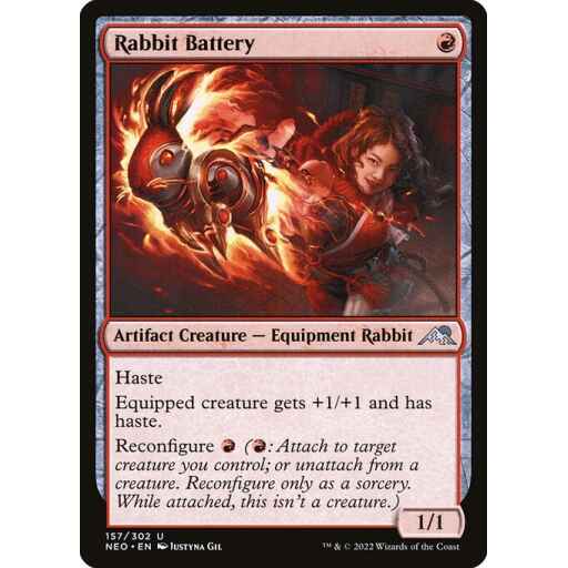 Kamigawa: Neon Dynasty - 157 - Rabbit Battery - Uncommon - R - Non-foil