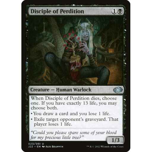 Jumpstart 2022 - 23 - Disciple of Perdition - Uncommon - B - Non-foil