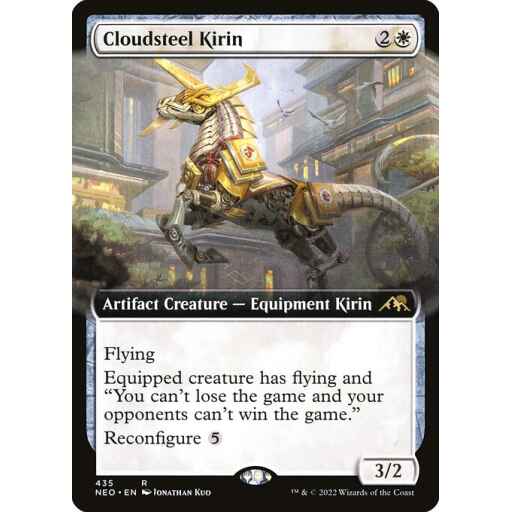 Kamigawa: Neon Dynasty - 435 - Cloudsteel Kirin - Rare - W - Non-foil