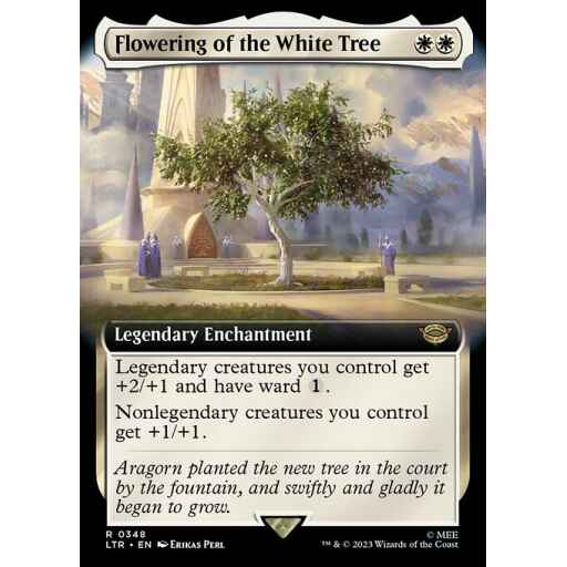The Lord of the Rings: Tales of Middle-earth - 348 - Flowering of the White Tree - Rare - W - Non-foil