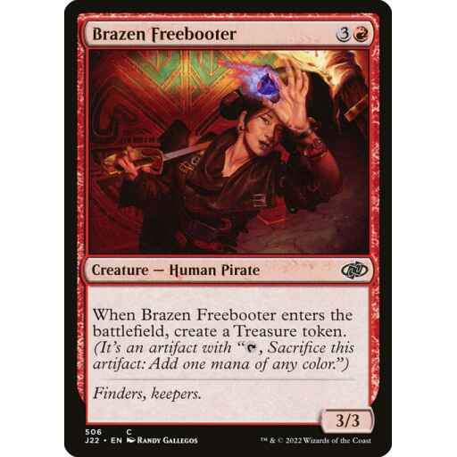 Jumpstart 2022 - 506 - Brazen Freebooter - Common - R - Non-foil