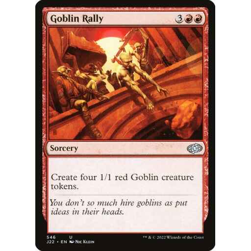 Jumpstart 2022 - 546 - Goblin Rally - Uncommon - R - Non-foil