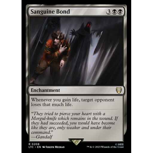 Tales of Middle-earth Commander - 208 - Sanguine Bond - Rare - B - Non-foil