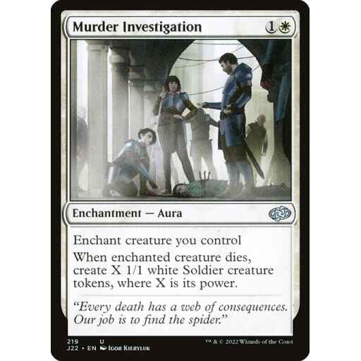 Jumpstart 2022 - 219 - Murder Investigation - Uncommon - W - Non-foil