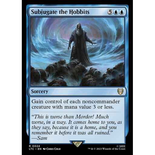 Tales of Middle-earth Commander - 24 - Subjugate the Hobbits - Rare - U - Non-foil