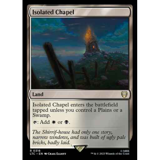Tales of Middle-earth Commander - 318 - Isolated Chapel - Rare - C - Non-foil