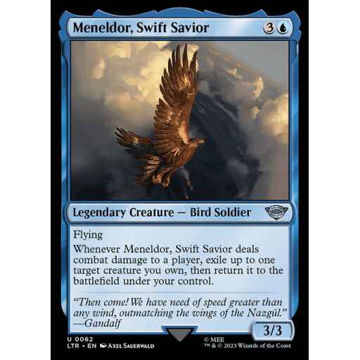 The Lord of the Rings: Tales of Middle-earth - 62 - Meneldor, Swift Savior - Uncommon - U - Non-foil