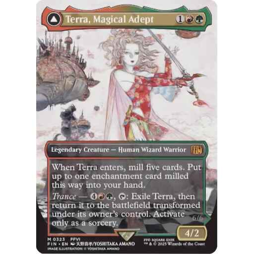 Final Fantasy - 323 - Terra, Magical Adept // Esper Terra - Mythic - C - Non-foil