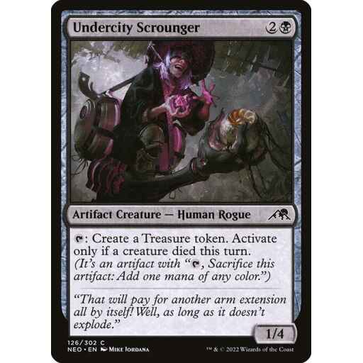 Kamigawa: Neon Dynasty - 126 - Undercity Scrounger - Common - B - Foil