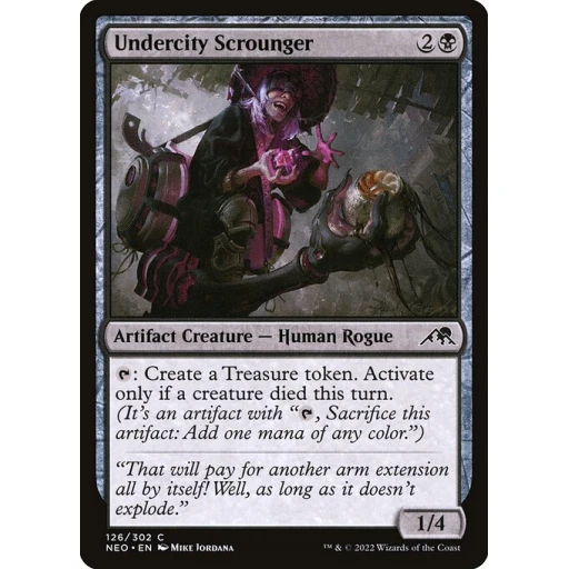 Kamigawa: Neon Dynasty - 126 - Undercity Scrounger - Common - B - Non-foil