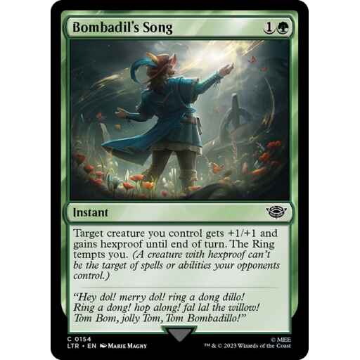 The Lord of the Rings: Tales of Middle-earth - 154 - Bombadil's Song - Common - G - Non-foil