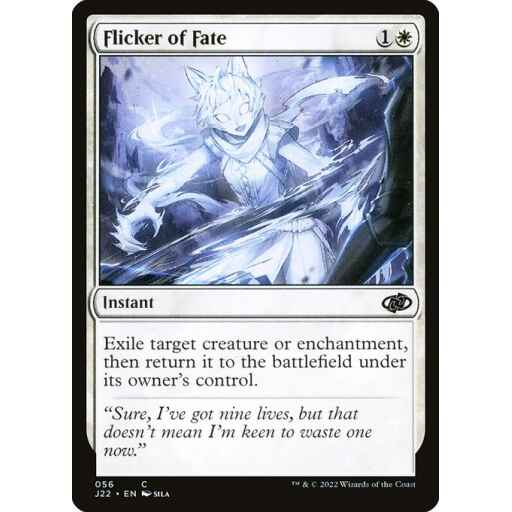 Jumpstart 2022 - 56 - Flicker of Fate - Common - W - Non-foil