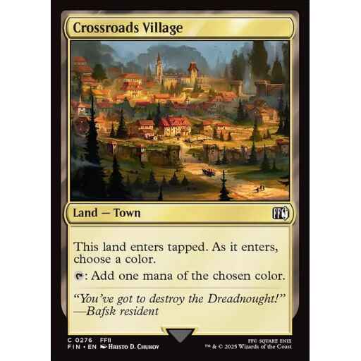 Final Fantasy - 276 - Crossroads Village - Common - C - Foil