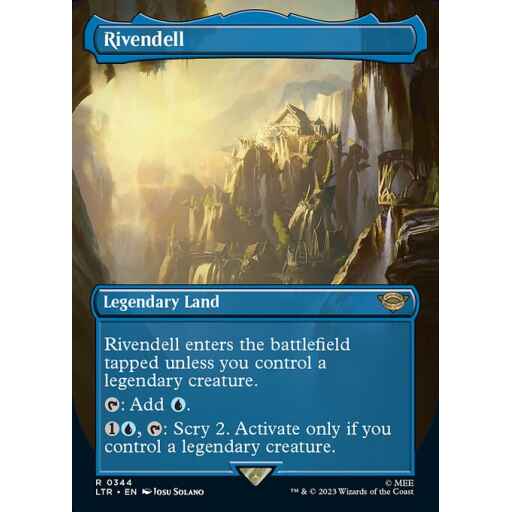 The Lord of the Rings: Tales of Middle-earth - 344 - Rivendell - Rare - C - Foil