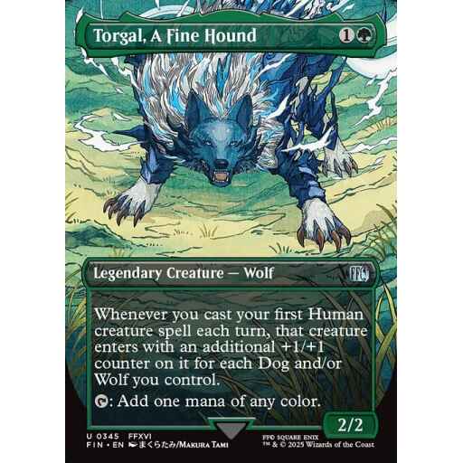 Final Fantasy - 345 - Torgal, A Fine Hound - Uncommon - G - Non-foil