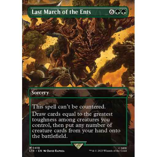 The Lord of the Rings: Tales of Middle-earth - 418 - Last March of the Ents - Mythic - G - Foil