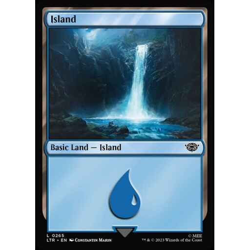 The Lord of the Rings: Tales of Middle-earth - 265 - Island - Common - C - Non-foil