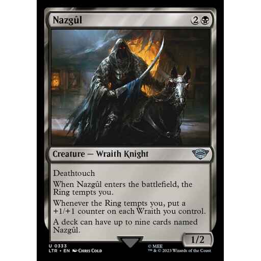 The Lord of the Rings: Tales of Middle-earth - 333 - Nazgûl - Uncommon - B - Non-foil