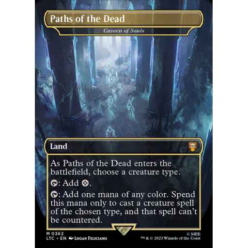 Tales of Middle-earth Commander - 362 - Cavern of Souls - Mythic - C - Foil