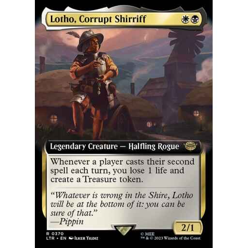 The Lord of the Rings: Tales of Middle-earth - 370 - Lotho, Corrupt Shirriff - Rare - WB - Non-foil
