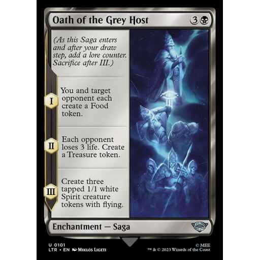 The Lord of the Rings: Tales of Middle-earth - 101 - Oath of the Grey Host - Uncommon - B - Non-foil
