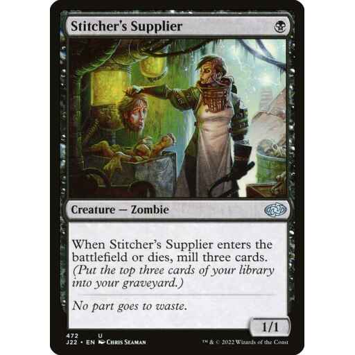 Jumpstart 2022 - 472 - Stitcher's Supplier - Uncommon - B - Non-foil