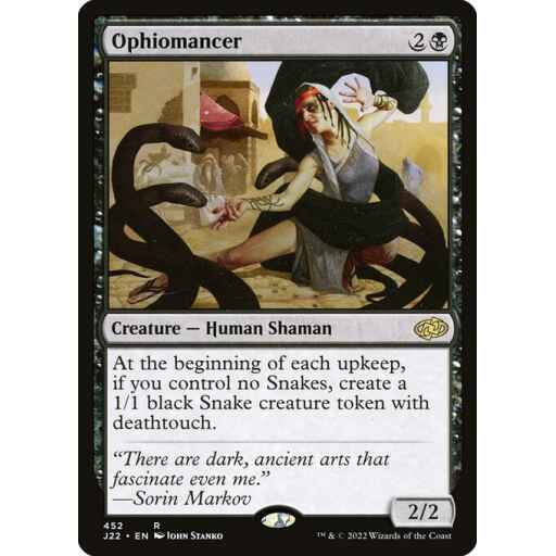 Jumpstart 2022 - 452 - Ophiomancer - Rare - B - Non-foil