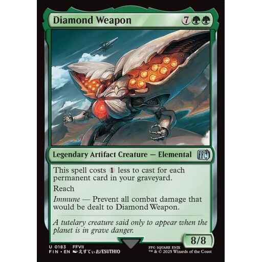 Final Fantasy - 183 - Diamond Weapon - Uncommon - G - Non-foil