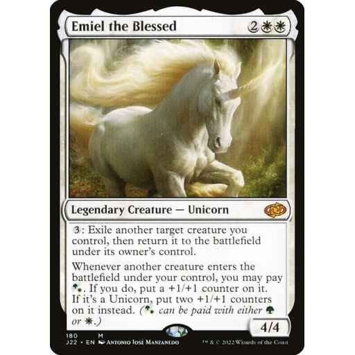 Jumpstart 2022 - 180 - Emiel the Blessed - Mythic - W - Non-foil