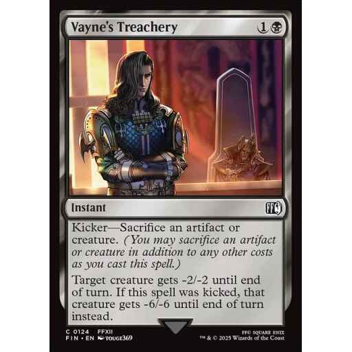 Final Fantasy - 124 - Vayne's Treachery - Common - B - Non-foil