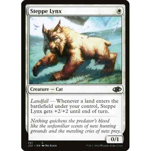 Jumpstart 2022 - 251 - Steppe Lynx - Common - W - Non-foil