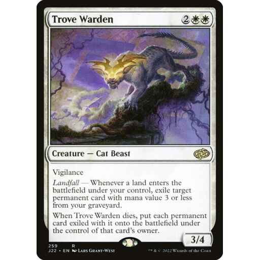 Jumpstart 2022 - 259 - Trove Warden - Rare - W - Non-foil