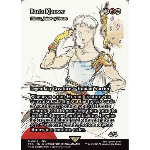 Final Fantasy: Through the Ages - 19 - Winota, Joiner of Forces - Rare - WR - Non-foil