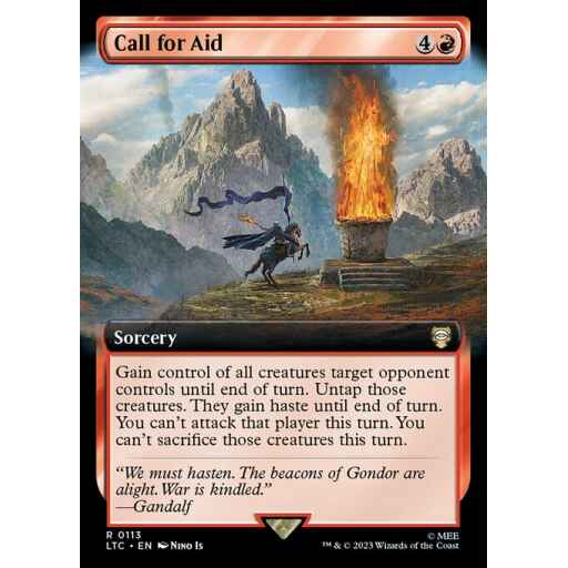 Tales of Middle-earth Commander - 113 - Call for Aid - Rare - R - Non-foil