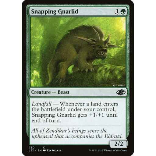 Jumpstart 2022 - 730 - Snapping Gnarlid - Common - G - Non-foil