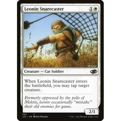 Jumpstart 2022 - 207 - Leonin Snarecaster - Common - W - Non-foil