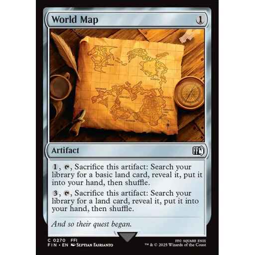 Final Fantasy - 270 - World Map - Common - C - Foil