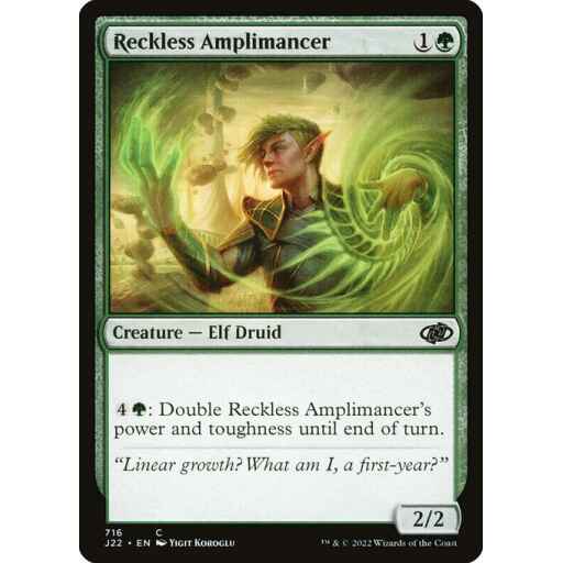 Jumpstart 2022 - 716 - Reckless Amplimancer - Common - G - Non-foil
